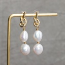 Baroque Freshwater Pearl 14K Gold Plated Y Adjustable Necklace