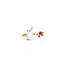 Cute Red Pig Enamel Thin Bracelet