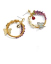 Teapot Teacup Set Enamel Stud Earrings Jewelry Gift
