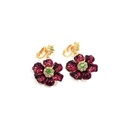Bird With Heart Enamel Stud Earrings Jewelry Gift