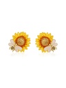 Baroque Irregular Pearl Bow Bridesmaid Gift Earrings