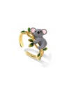 Cute Koala Enamel Adjustable Ring Jewelry Gift