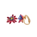 Sun Moon Star Asymmetrical Stud Earrings