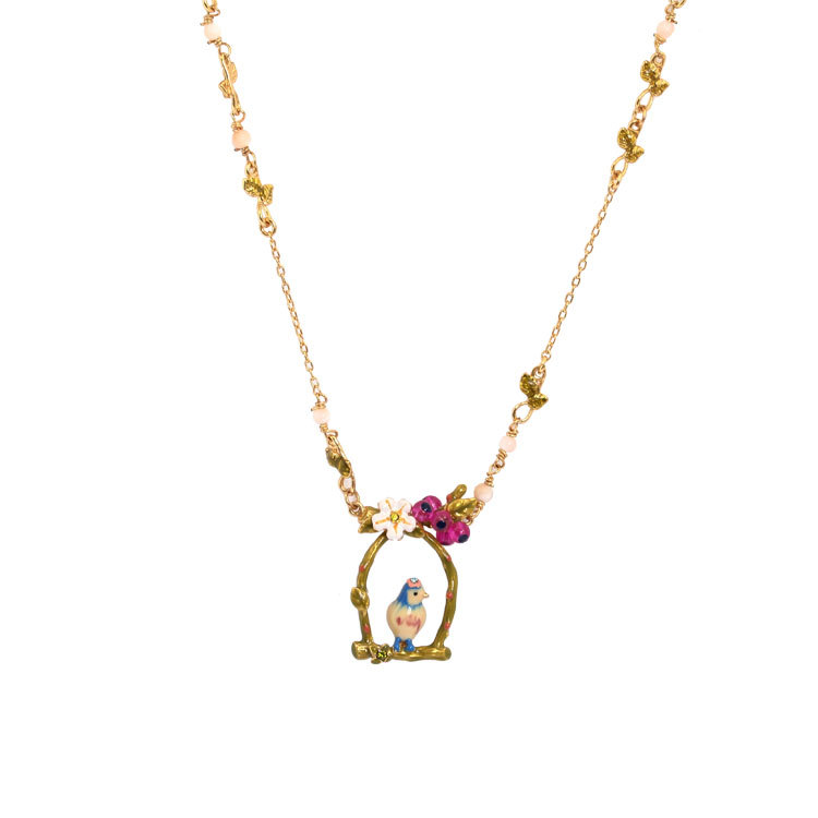 Cute Rabbit Bunny And Stone Enamel Bracelet