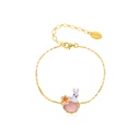 Cherry Blossom Flower Enamel Adjusable Ring Jewelry Gift
