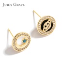 Hand Painted Enamel Glaze Pearl Set Ring