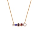 Colorful Crystal Stone Pendant Necklace