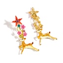 Cheery Blossom Flower Enamel Charm Thin Bracelet