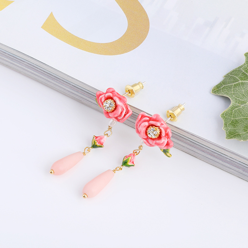 Owl And Heart Enamel Thin Bracelet
