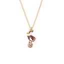 Pink Orange Colorful Flower  Butterfly And Stone Enamel Stud Earrings Jewelry Gift