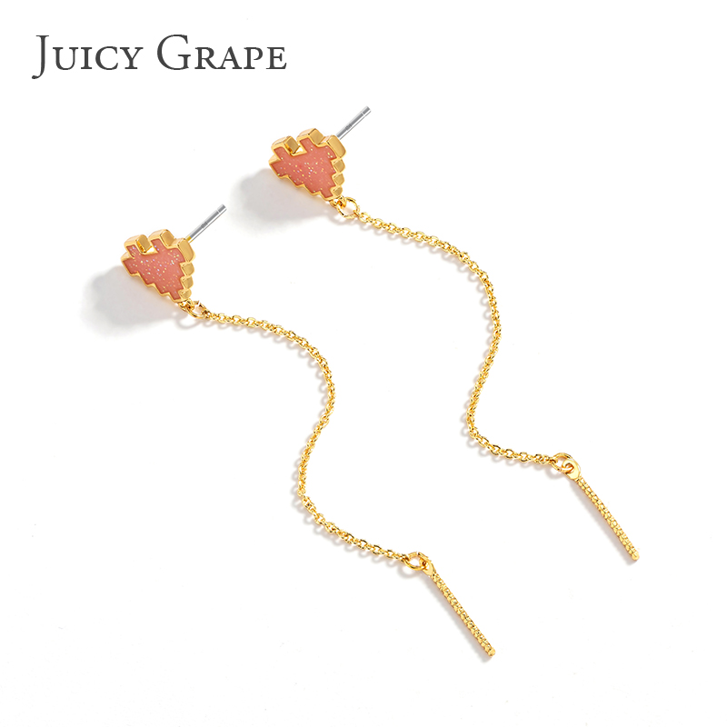 Red Rose Gem Pendant Gold Plated Jewelry Enamel Bracelet