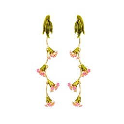 [20081428] Hand Painting Gradient Color on Shell Earrings