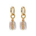 Baroque Freshwater Natural Pearl Earrings For Wedding