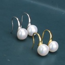 Baroque Freshwater Irregular Pearl Bridesmaid Hook Earrings