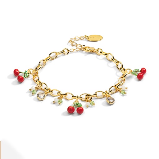Heart And Crystal Gold Plated Clavicle Necklace