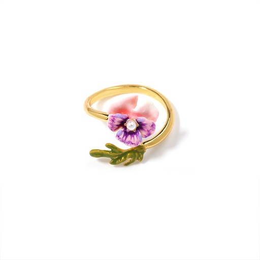 Square Baroque Adjustable Gold Filled Ring