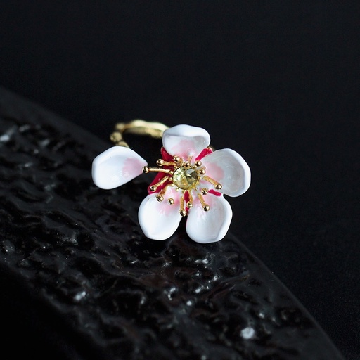 Butterfly And Pearl Tassel Enamel Stud Earrings