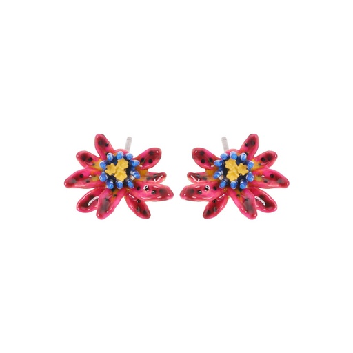 Enamel Cute Cat Gemstone Flower Bracelet