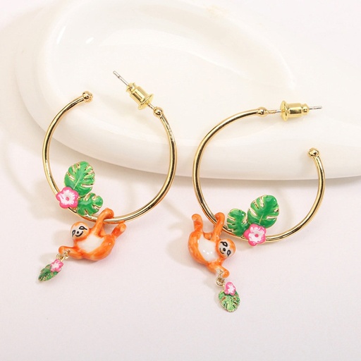 Cat Cute Yellow Kitty Kitten And Butterfly Enamel Adjustable Ring