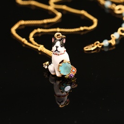 [19040177] Enchanted Encounters Rabbit Bunny And Leaf Enamel Charm Bracelet Jewelry Gift
