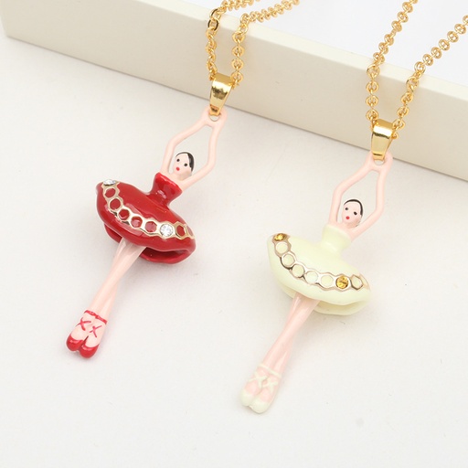 White Cat Kitten Kitty On Pearl Enamel Pendant Necklace Jewelry Gift