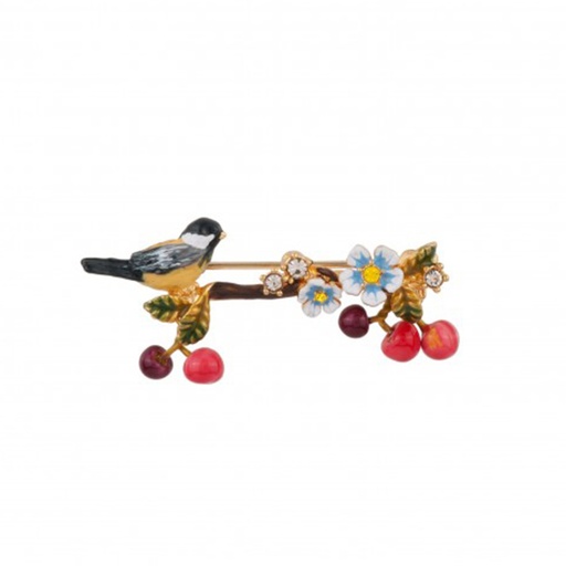 Flower Pendant Enamel Necklace