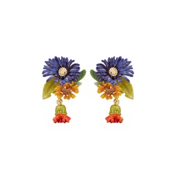 [22092492] Colorful Butterfly Enamel Adjustable Ring Jewelry Gift