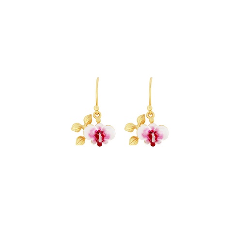 Yellow Sunflower And Bee Enamel Asymmetrical Stud Earrings Jewelry Gift