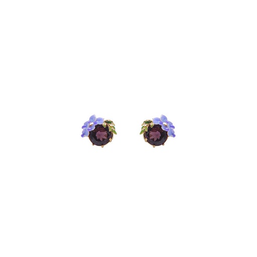 Retro Earrings Vintage Crystal Earrings Art Deco Bohemia Christmas Gift 24K Gold Plated Copper