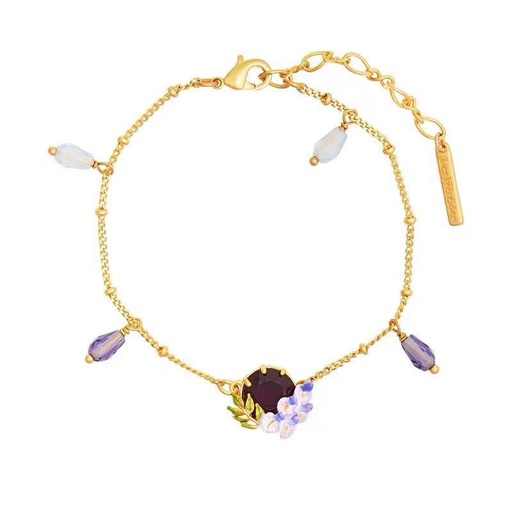 Butterfly And Leaf Enamel Pendant Necklace Jewelry Gift