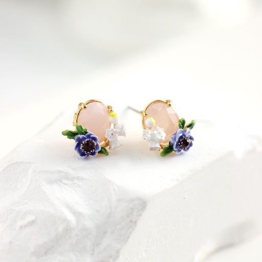Butterfly Heart Pearl Enamel Thin Bracelet Jewelry Gift