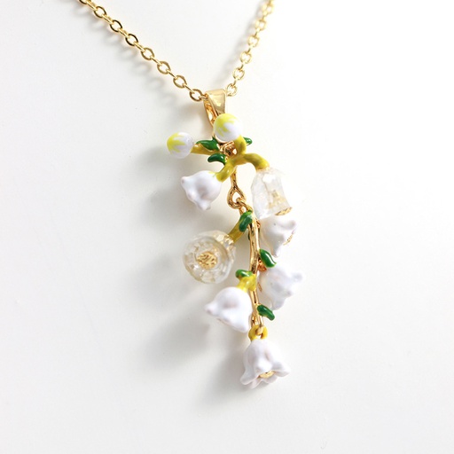 Butterfly Heart Pearl Enamel Charm Necklace Jewelry Gift