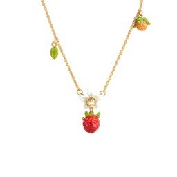 [22122563] Flower And Butterfly Enamel Thin Bracelet Jewelry Gift