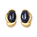 Stone Vintage Retro Stud Earrings