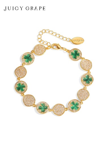 Colorful Butterfly And Crystal Enamel Thin Bracelet