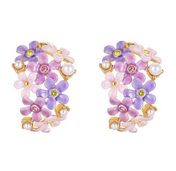 [23052789] Bee And Stone Vintage Retro Stud Earrings
