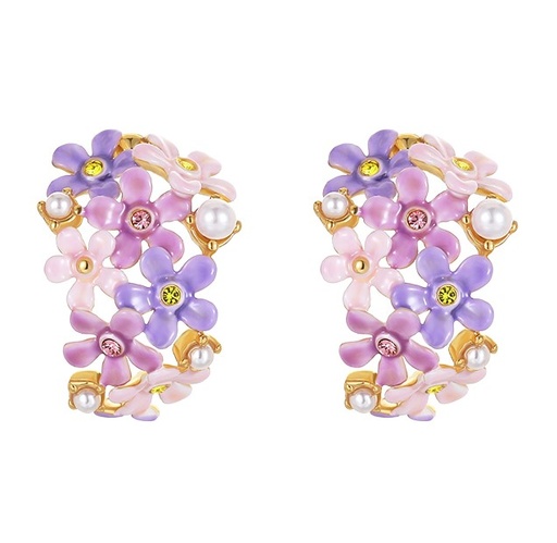 Bee And Stone Vintage Retro Stud Earrings
