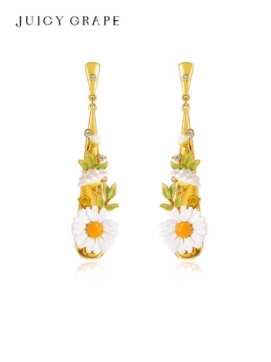 Retro Vintage Stone Dangle Earrings Jewelry