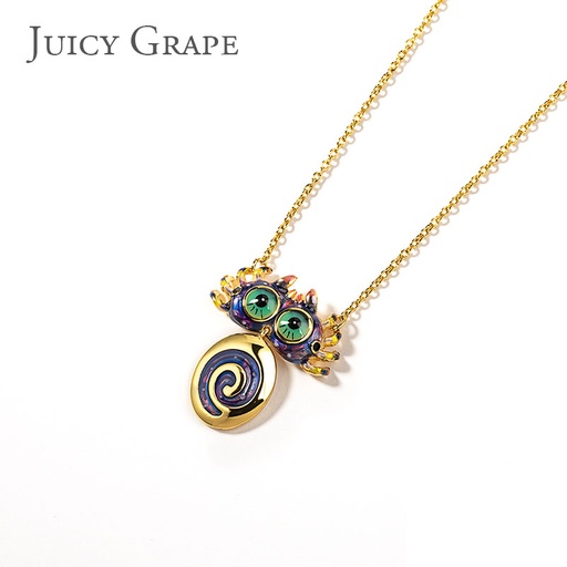 Big Eyes Spider Enamel Bangle Bracelet