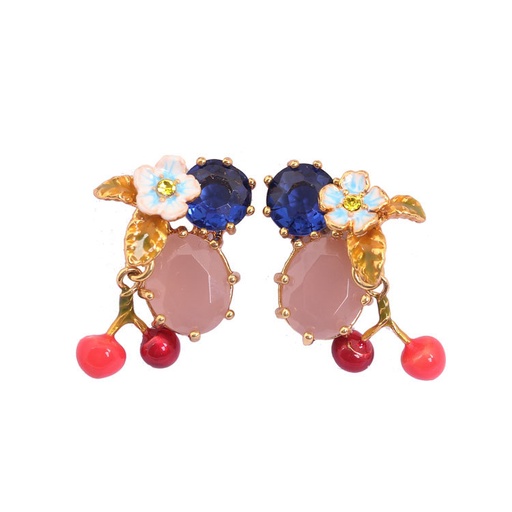 Big Eyes Spider Natural Pearl Enamel Bracelet