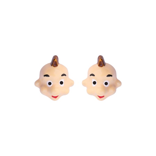 Fairy Tale Boy Enamel Earrings Jewelry Stud Earrings