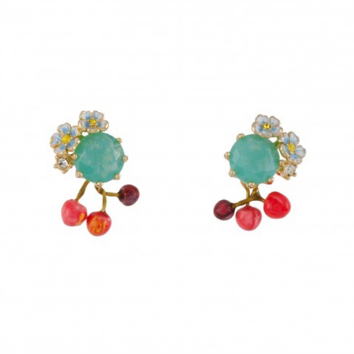 Flower 925 Silver Needle Enamel Earrings Jewelry Stud Clip Hook Earrings
