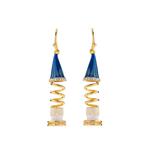 Juicy Grape Enamel Glazed Red Small Monster Cute Tassel Eardrop Stud Earrings