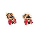Ladybug Enamel Earrings Jewelry Stud Earrings