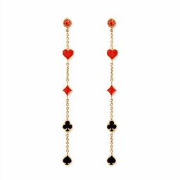 [19040218] Plant Series Colored Daisy Flower Necklace Green Leaf Set Sapphire Clavicle Chain