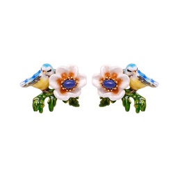 [19040214] Chihuahuas Puppy Dog on A Flowered Branch Necklace