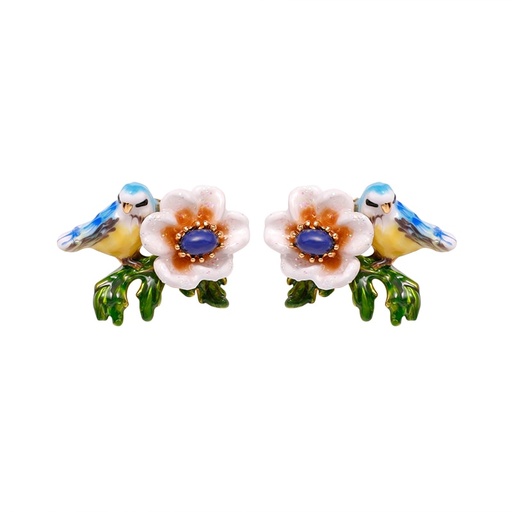 Chihuahuas Puppy Dog on A Flowered Branch Necklace
