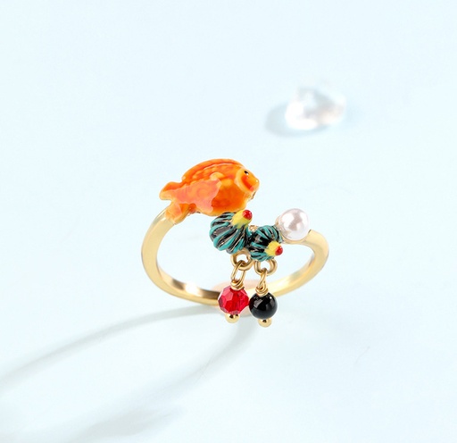 Blue Bird Tit Enamel Stud Earrings