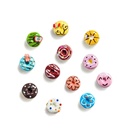 Mini Cute Donut Enamel Stud Earrings